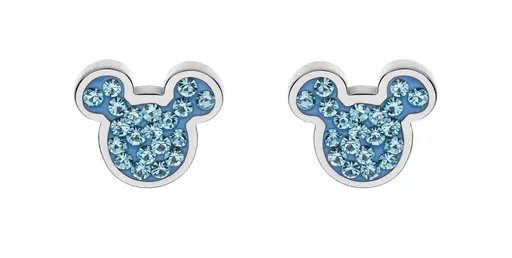 Disney Půvabné ocelové pecky se zirkony Mickey Mouse E600178RQL-B.CS