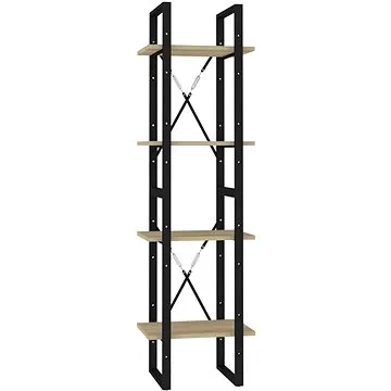 Shumee  se 4 policemi dub sonoma 40×30×140 cm dřevotříska, 806420 (806420)