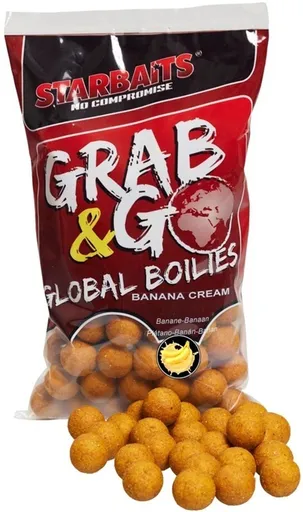 Starbaits Boilie Global Banana Cream - 24mm 800g,Starbaits Boilie Global Banana Cream - 24mm 800g