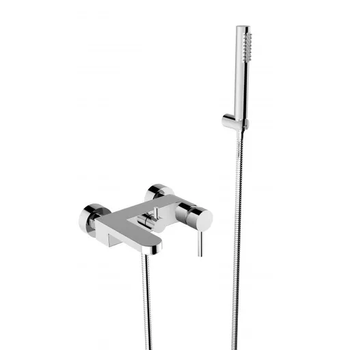 BESCO Nástěnná vanová baterie DECCO Chrom s příslušenstvím BABWDSCH