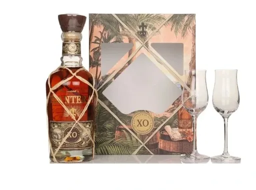 Planteray XO 20th Anniversary 40% 0,7l dárkové balení se sklenkami