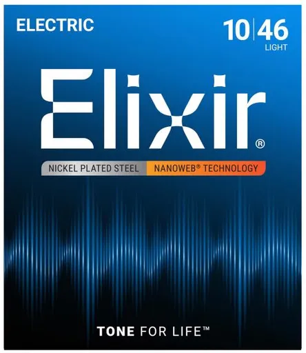 Elixir Electric Nanoweb tvrdost 010/046