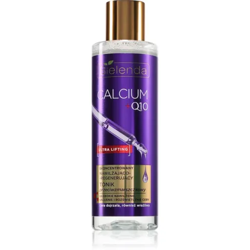 Bielenda Calcium + Q10 Concentrated moisturizing and regenerating anti-wrinkle tonic hydratační tonikum proti vráskám 200 ml