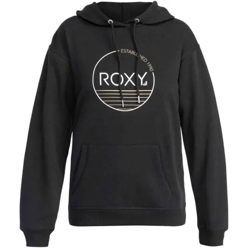 Roxy SURF STOKED HOODIE TERRY Dámská mikina, černá, velikost