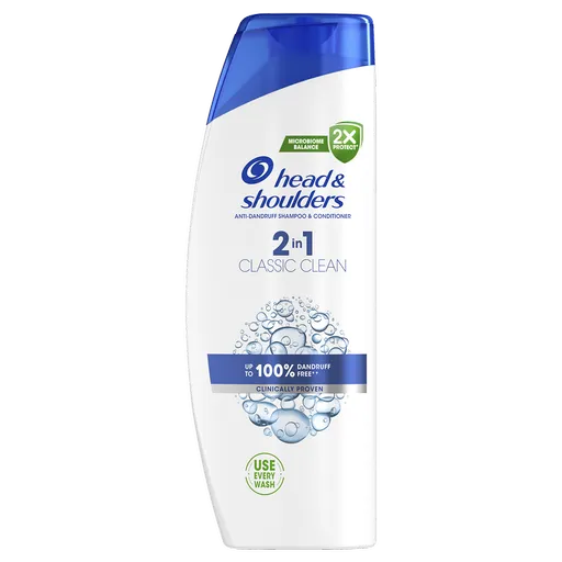 Head & Shoulders Šampon a kondicionér 2v1 Classic Clean (Anti-Dandruff Shampoo & Conditioner) 400 ml