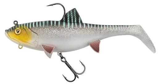 Fox rage gumová nástraha replicant wobble silver halo - 18 cm 80 g