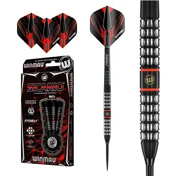 Šipky Winmau steel Sicario 22g, 90% wolfram (19069)