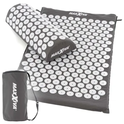 MAXXIVA® 81552 MAXXIVA Akupresurní podložka s polštářem, 75x42 cm, šedá