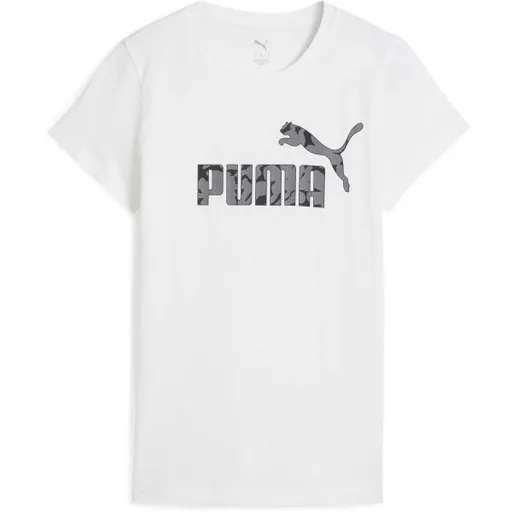 Puma ESSENTIALS NATURE TEE Dámské triko, bílá, velikost