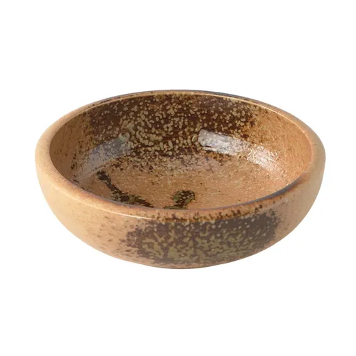 Jídelní mísa WABI SABI 23 cm, hnědá, keramika, MIJ
