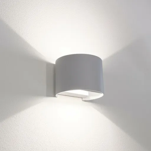 CENTURY Venkovní nástěnné LED svítidlo up/down šedá 10W 2700/4000/6500K IP65