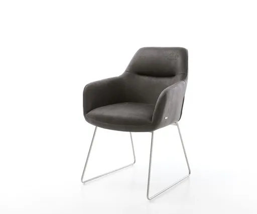 Jídelní židle Pejo-Flex antracitová vintage tenká podnož