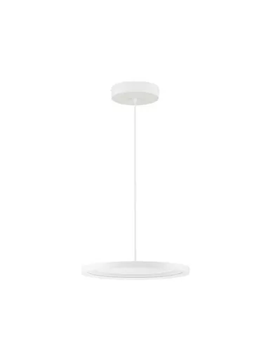 NOVA LUCE závěsné svítidlo ANDROMEDA bílá ocel a akryl D40mm LED 30W stmívatelné 9212910