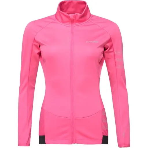 Klimatex MIRABEL Dámská větruodolná cyklistická bunda, růžová, velikost