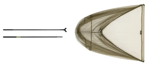 Delphin podběrák partisan 1,8 m 2-dílný - 90x90 cm