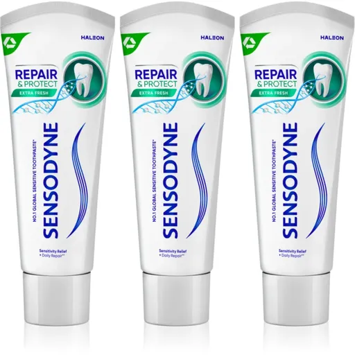 Sensodyne Repair & Protect Extra Fresh zubní pasta pro ochranu zubů a dásní 3x75 ml