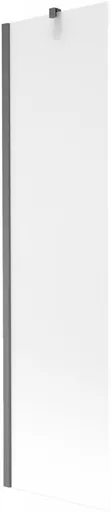 MEXEN/S Next vanová zástěna FIX 50 x 150, dekor, grafit kartáčovaná 895-050-000-00-30-66