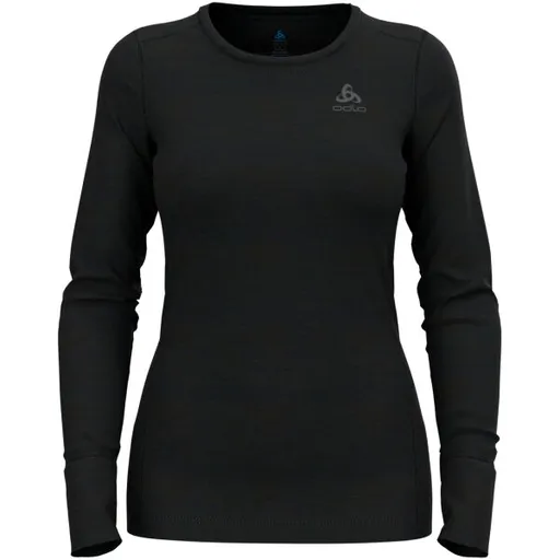 Odlo NATURAL MERINO 200 Dámské termotričko s dlouhým rukávem, černá, velikost