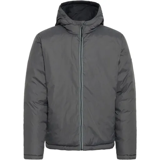 BLEND BHELGAR REVERSIBLE Pánská zateplená bunda, šedá, velikost