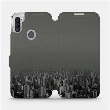 Flipové pouzdro na mobil Samsung Galaxy M11 - V063P Město v šedém hávu (5903516386949)