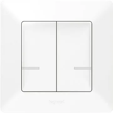 Legrand Valena Life With Netatmo Dvojitý Bezdrátový Ovladač Bílý (752187)