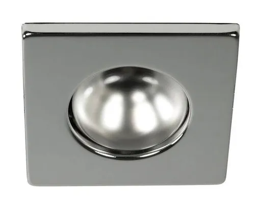 Pevné čtvercové chromové stropní svítidlo