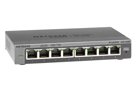 NETGEAR 8PT GIGABIT PLUS SWITCH, GS108E