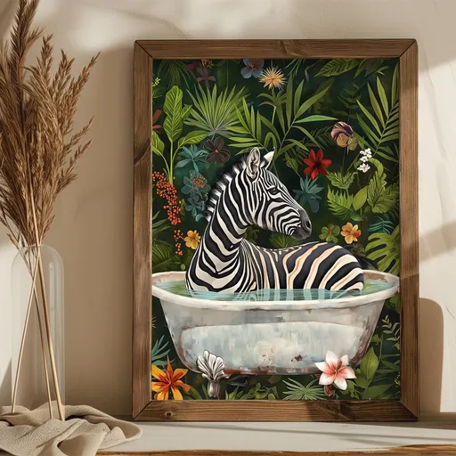 Dekorativní rámovaný obraz z MDF AI180