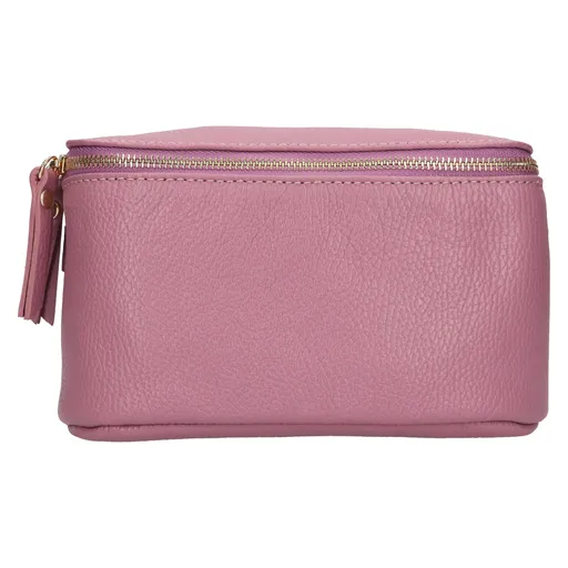 Dámská kožená ledvinka Italia Milagros - fialová