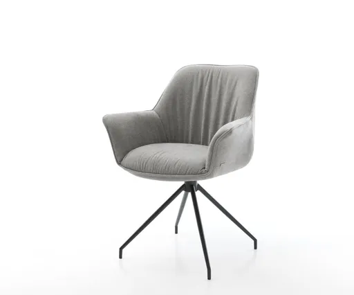 Jídelní židle Keila-Flex s područkami strukturovaná látka Měkký