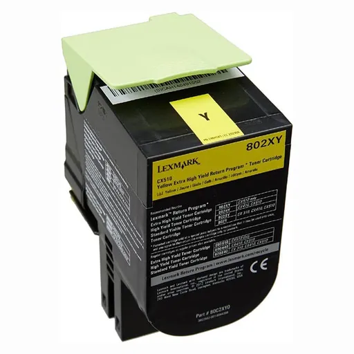 LEXMARK 80C2XY0 - originální toner, žlutý, 4000 stran