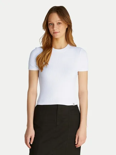 Calvin Klein dámské bílé tričko J20J225239 XS
