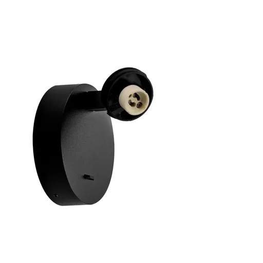 Deko-Light svítidlo na čtení - Can Tilt kulaté základna, 1x 7,5 W GU10, černá 341350