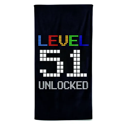 Osuška Level Unlocked (věk: 51, Velikost osušky: 70x140cm)