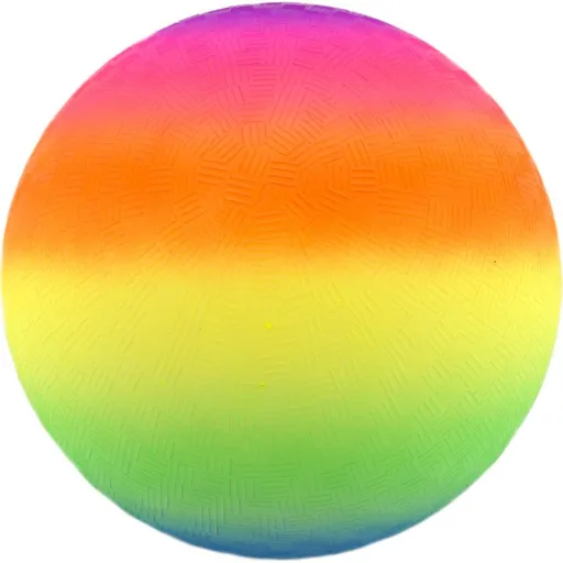 Míč duhový gumový 23 cm