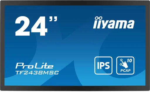 24" iiyama TF2438MSC-B1: PCAP,IPS,FHD,HDMI,DP