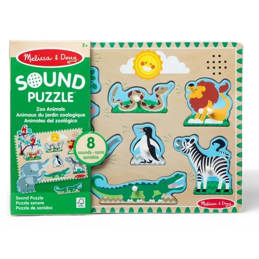 Melissa & Doug puzzle se zvukovými efekty ZOO