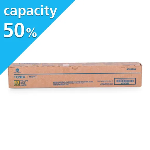 KONICA MINOLTA TN-321 Y - originální toner, žlutý, 12500 stran