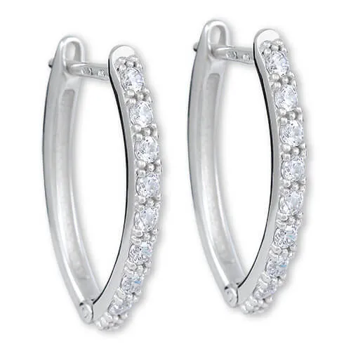 Soliter Okouzlující stříbrné kruhové náušnice 436 001 00575 04