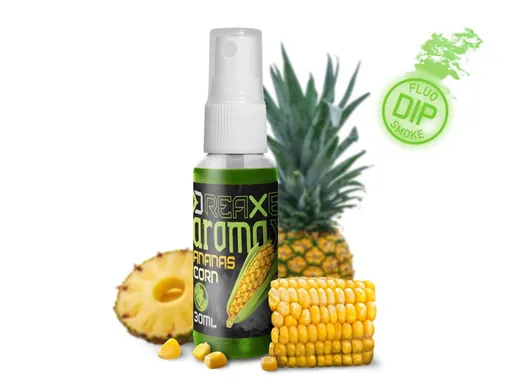 Delphin Dipovací sprej AromaX 30ml - Kukuřice - Ananas/fluo zelená,Delphin Dipovací sprej AromaX 30ml - Kukuřice - Ananas/fluo zelená
