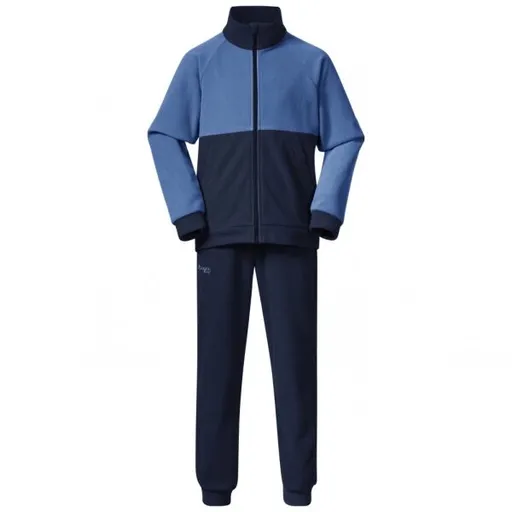 Bergans SMADOL V5 LONGZIP KIDS SET Fleece set, tmavě modrá, velikost