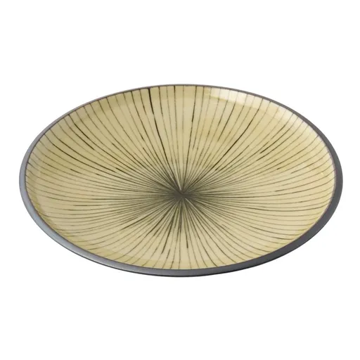 Talíř na tapas DK GREEN 17 cm, zelená, keramika, MIJ