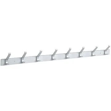 Věšáková lišta 8 háčků 635mm, aluminum elox (8464)
