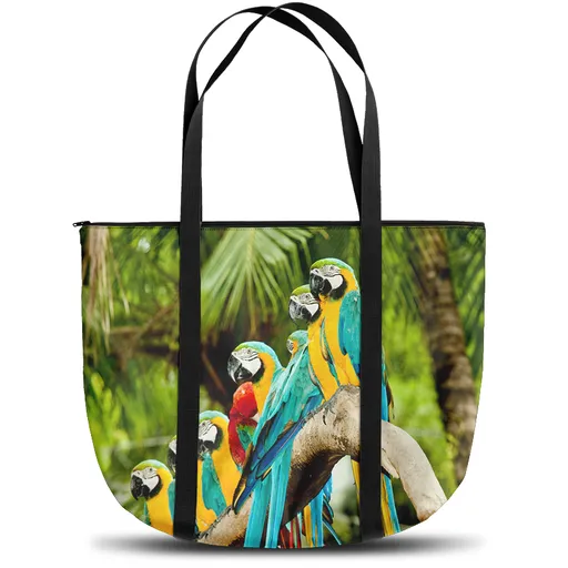 Plážová taška Papoušci