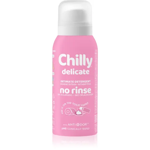 Chilly Delicate No Rinse intimní mycí pěna bez oplachu 100 ml