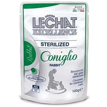 Monge Lechat Ecxellence Sterilized králík 100g (8009470061773)