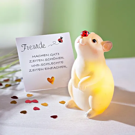 Dárková sada LED figurka Křeček