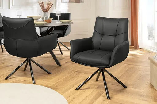 Otočné jídelní křeslo LEGEY 2 ks Dekorhome