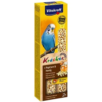 Vitakraft Kracker andulka popcorn+med 2 ks  (4008239212252)
