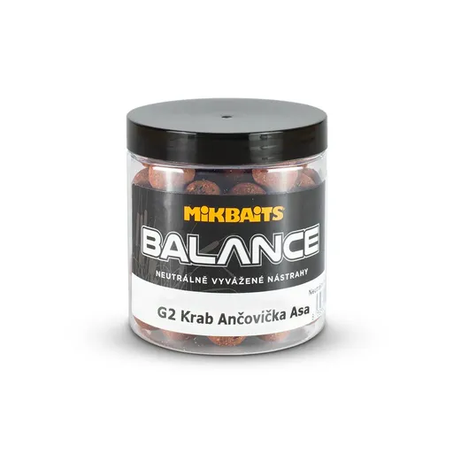 Mikbaits Boilie Gangster Balance 250ml - G2 Krab Ančovička Asa 24mm,Mikbaits Boilie Gangster Balance 250ml - G2 Krab Ančovička Asa 24mm